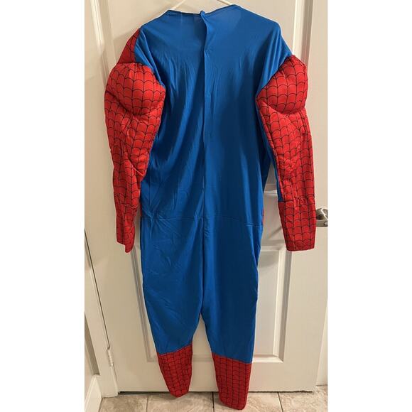 Marvel Spiderman Costume Muscle Chest Jumpsuit Large? SEE MEASUREMENTS Superhero - Picture 3 of 6